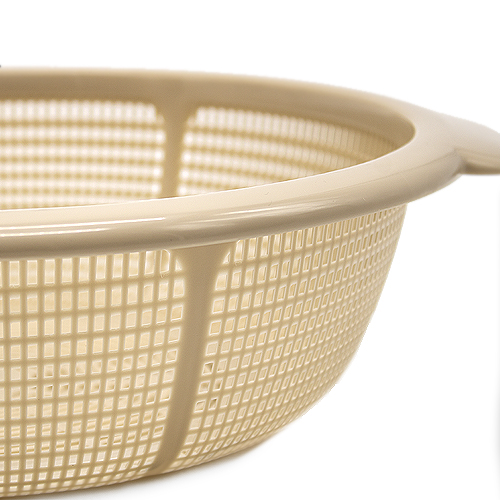 Escurridor verduras plastico 31 cm Beige