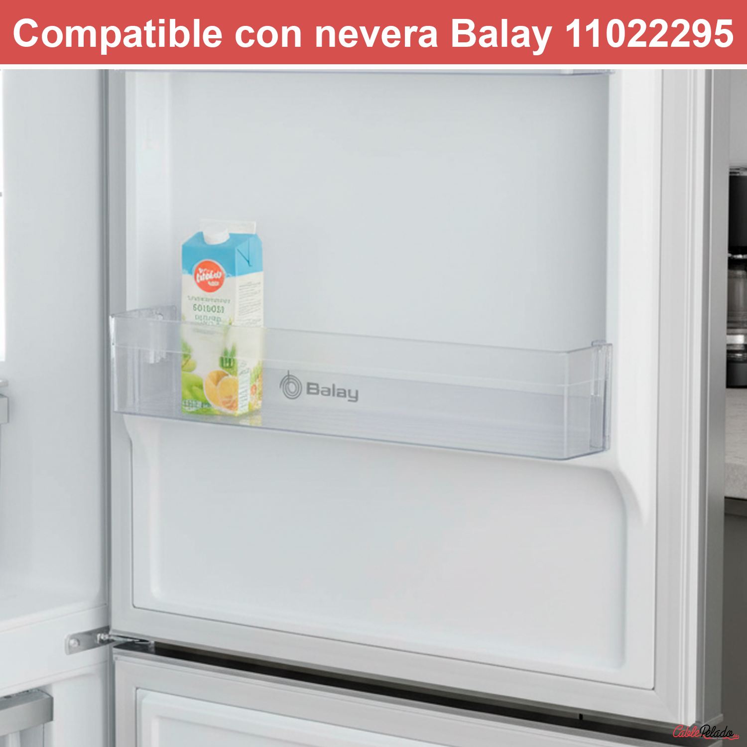 Estante Botellero Frigorífico Compatible Con Balay 11022295  Transparente