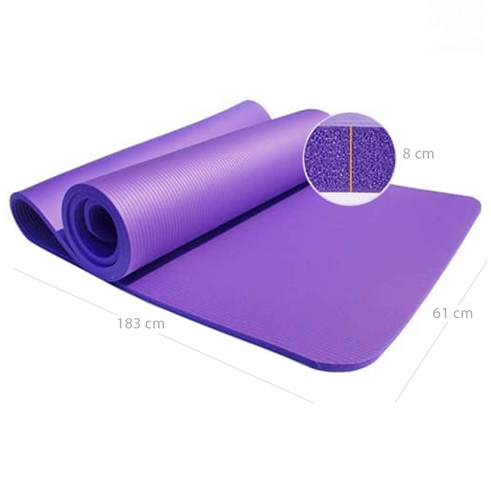 Esterilla Yoga Antideslizante entrenamiento 61x183 cm   Azul