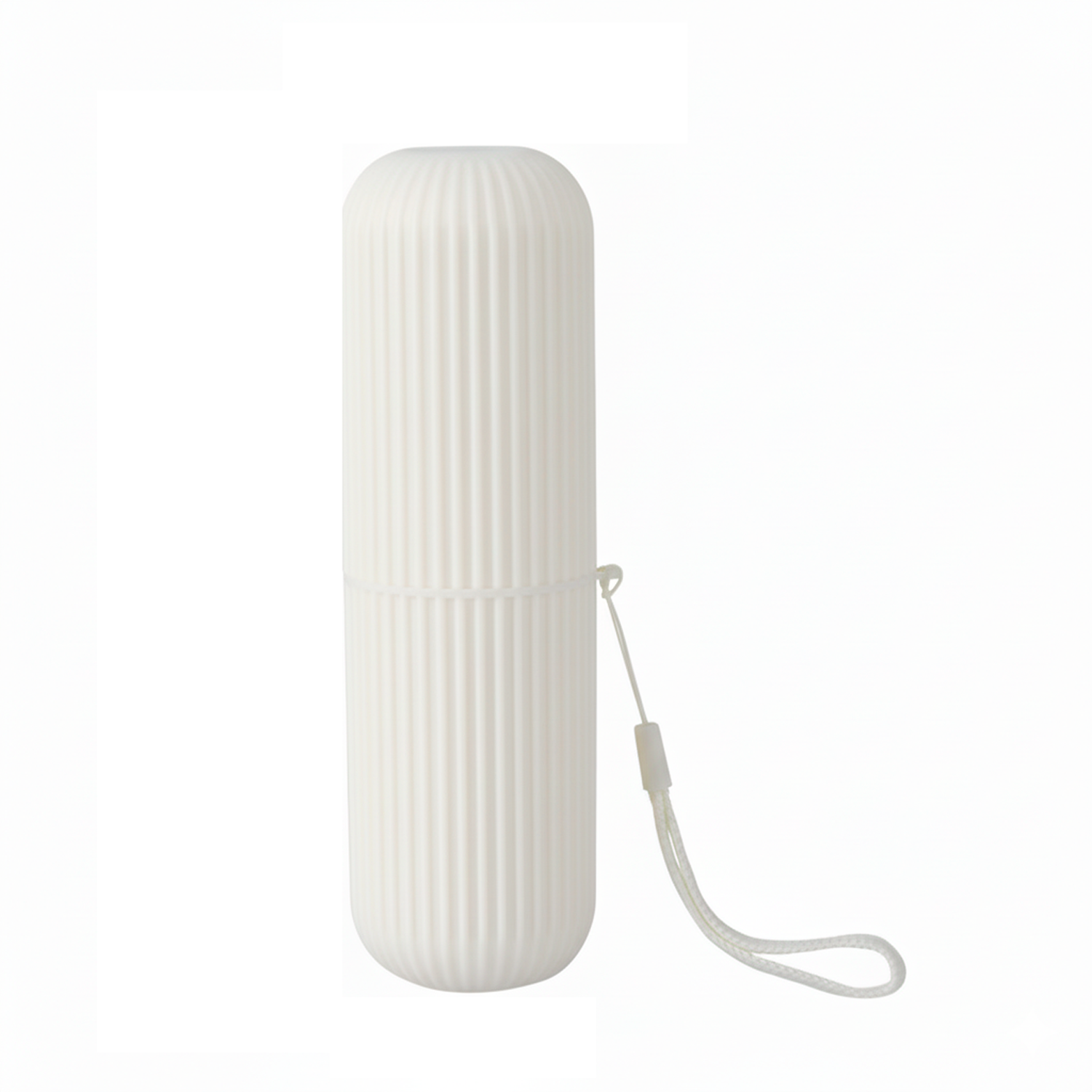 Estuche Portátil Para Cepillo y Pasta De Dientes  Beige