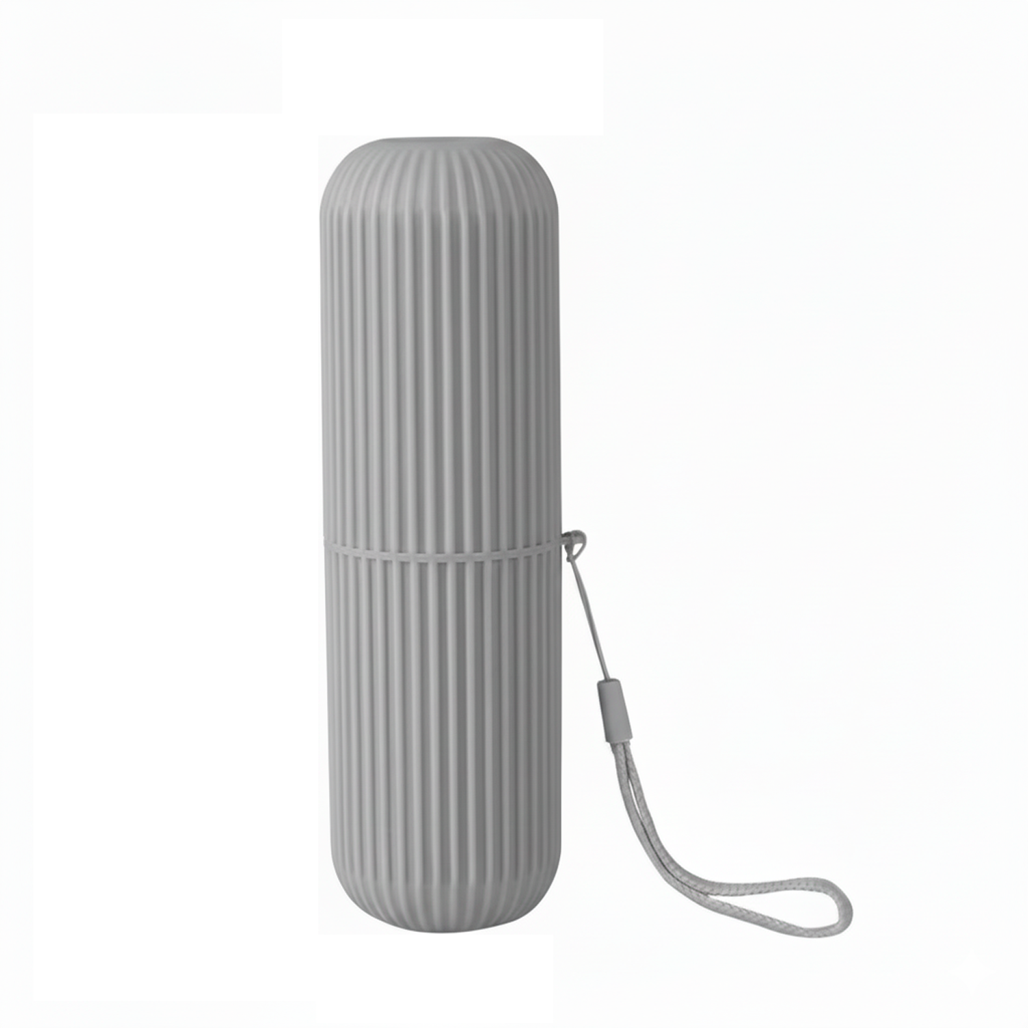 Estuche Portátil Para Cepillo y Pasta De Dientes  Gris