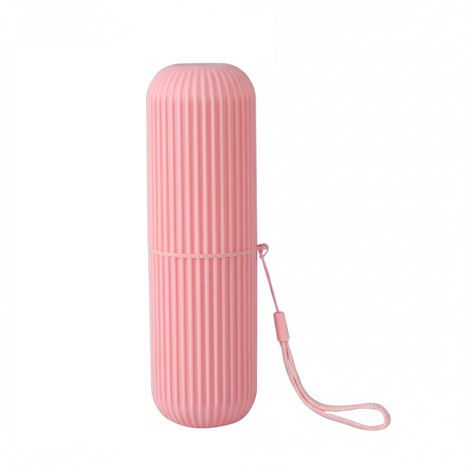 Estuche Portátil Para Cepillo y Pasta De Dientes  Rosa claro