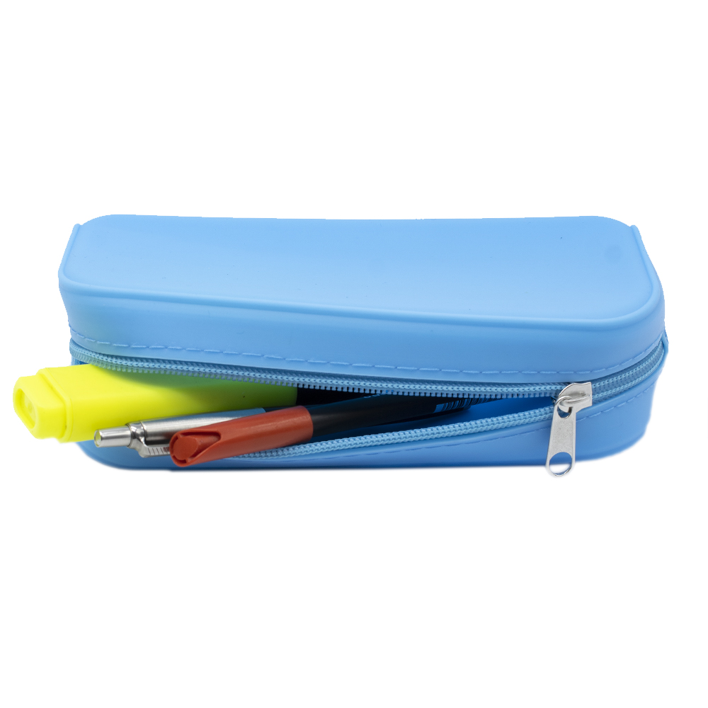Estuche silicona Fluorescente  Azul claro