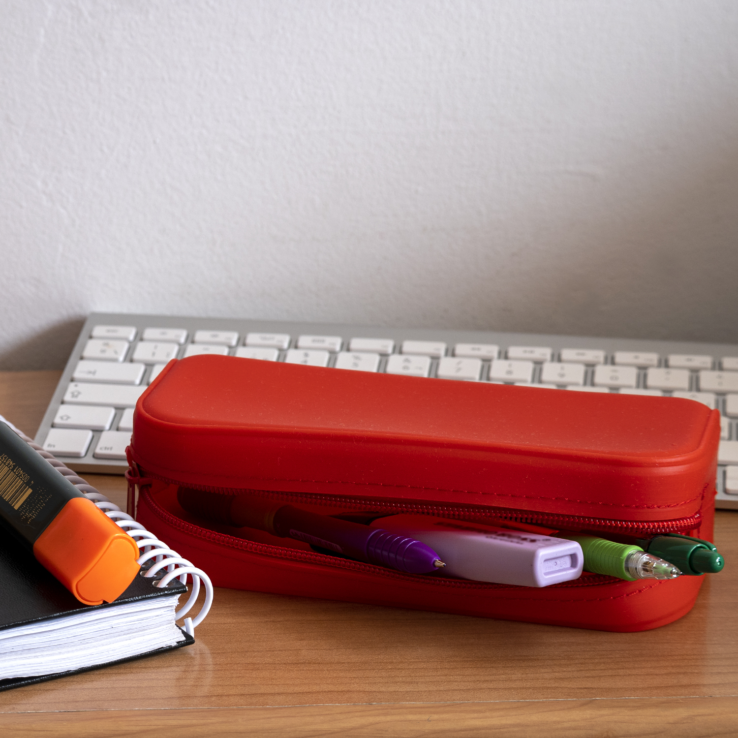 Estuche silicona  Rojo