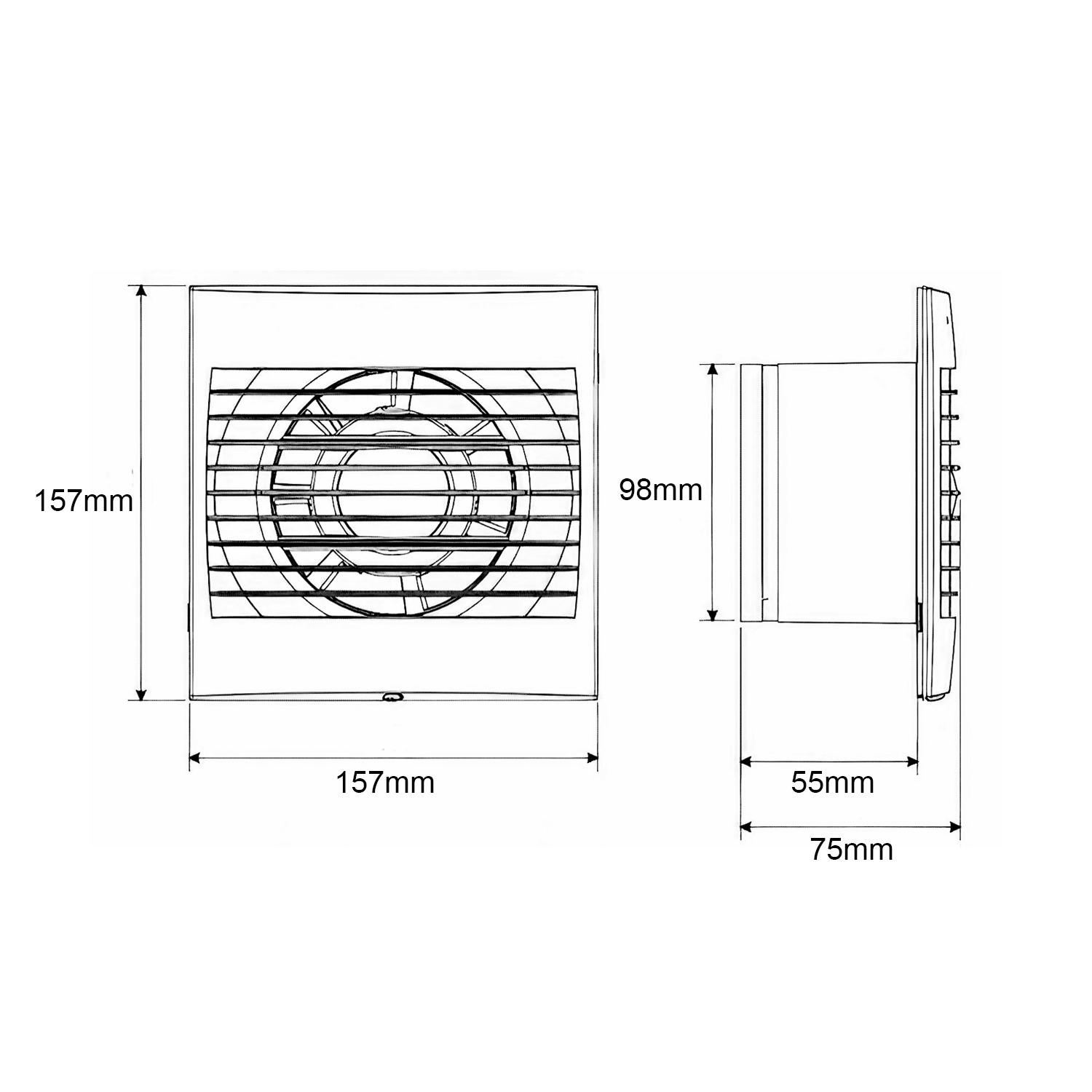 Extractor de Baño    12W