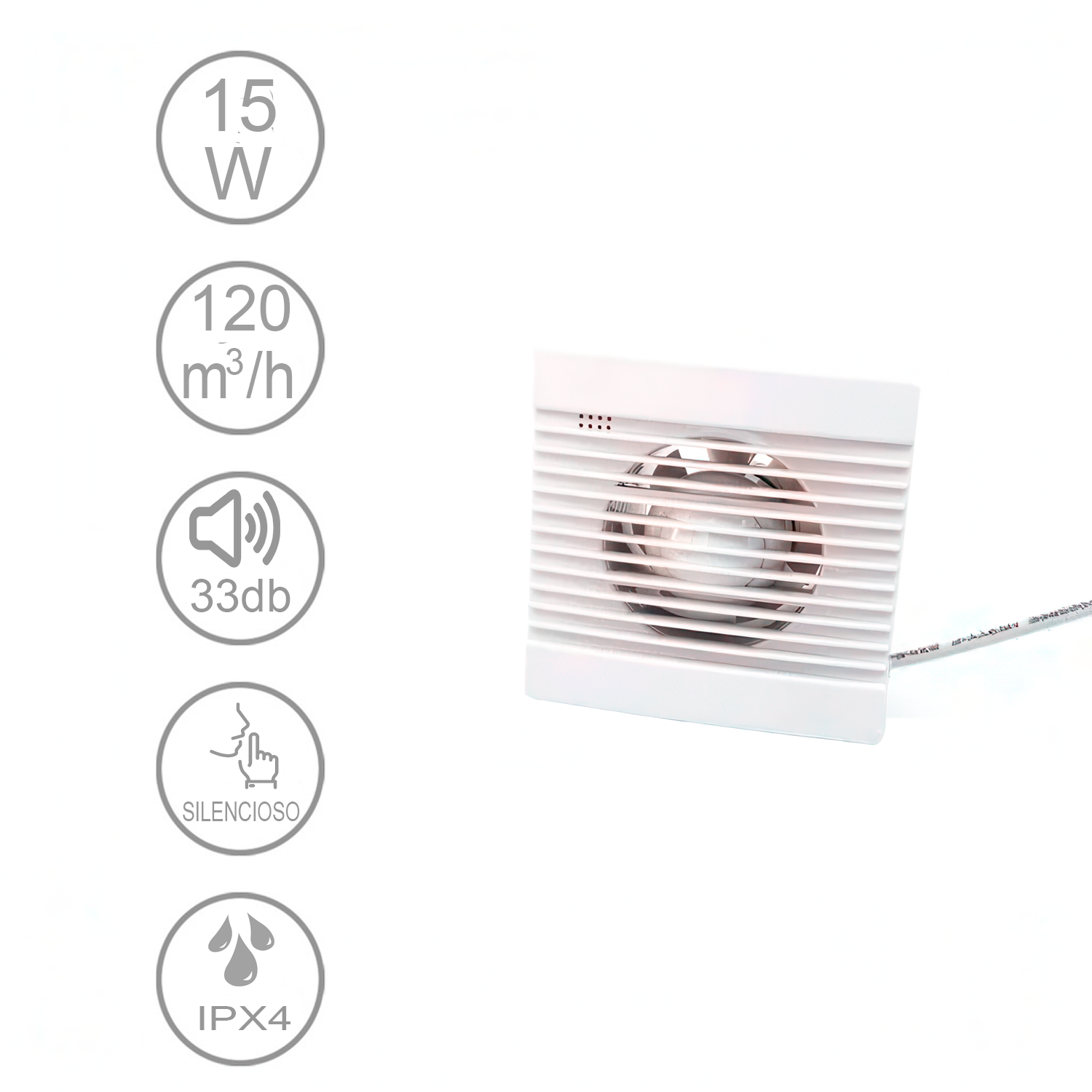 Extractor de Baño    15W