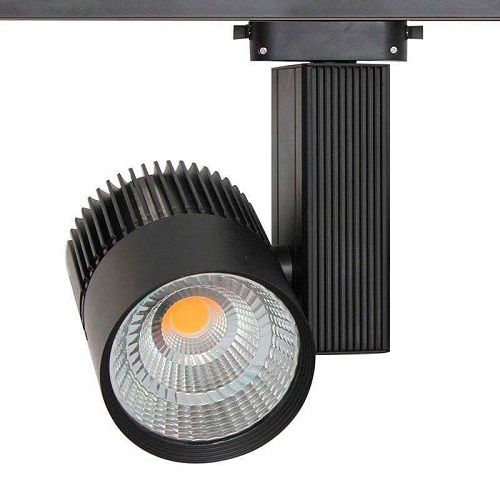 Foco carril led Dori orientable luz neutra  Negro  30W