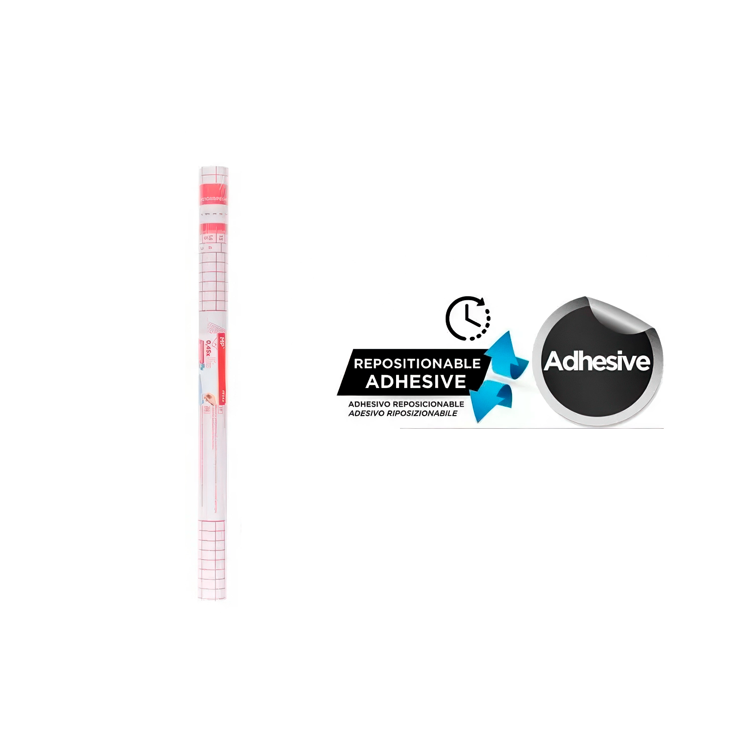 Forro Adhesivo transparente 0.45 X 1.5M PF043  Transparente