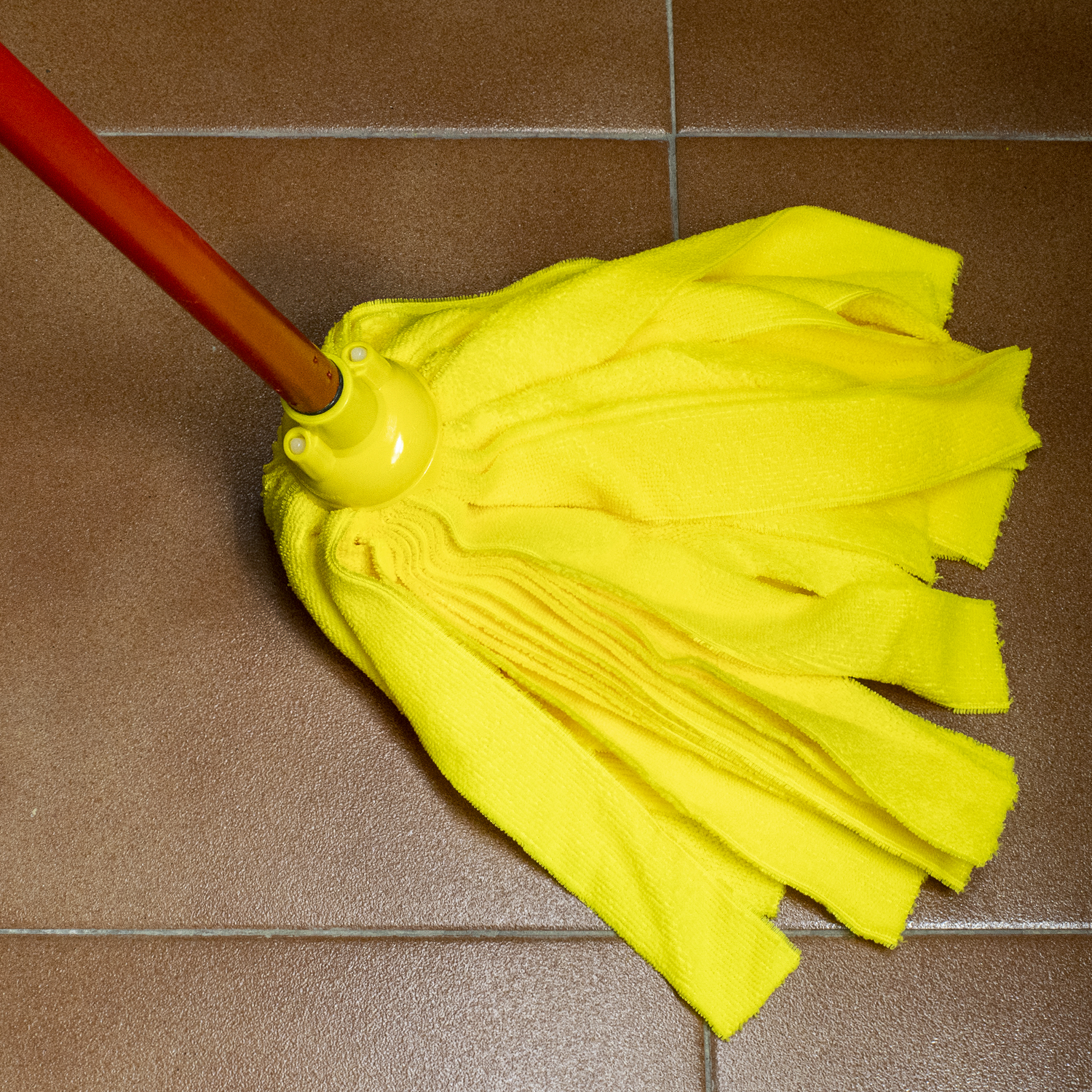 Fregona Ecologica Micro Fibra Tiras Planas  Amarillo
