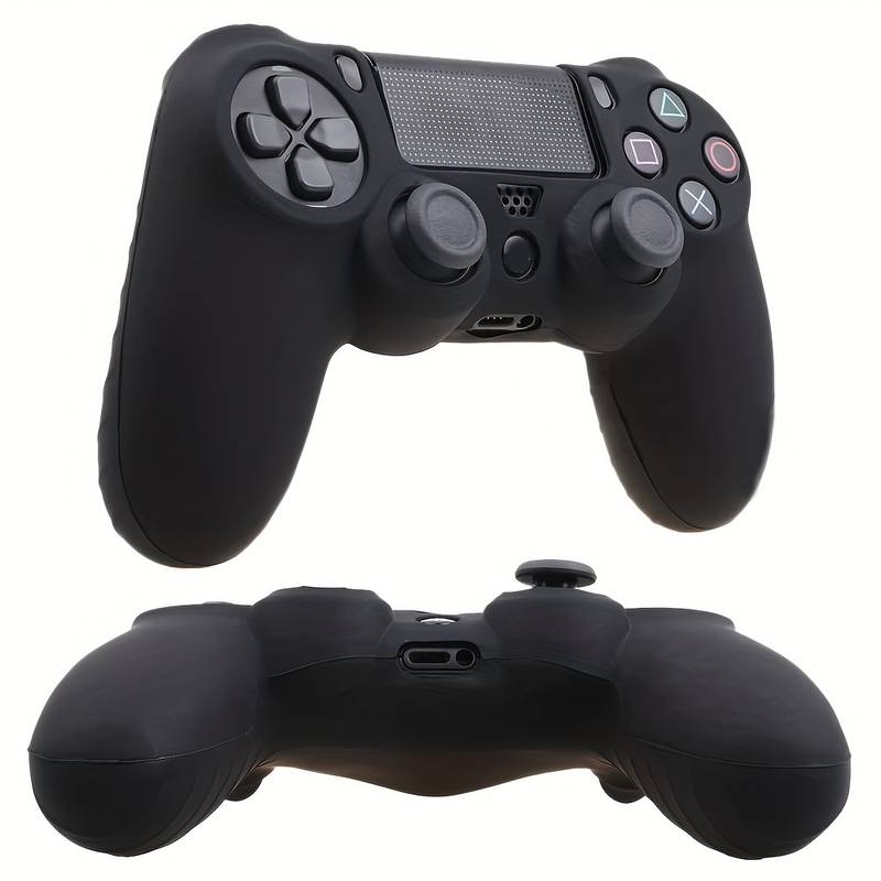 Funda carcasa protector silicona para mando PS4  Negro