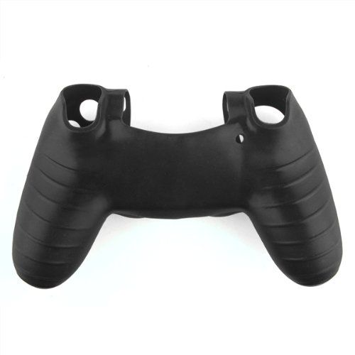 Funda carcasa protector silicona para mando PS4  Negro