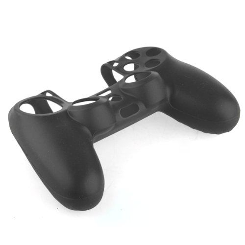Funda carcasa protector silicona para mando PS4  Negro