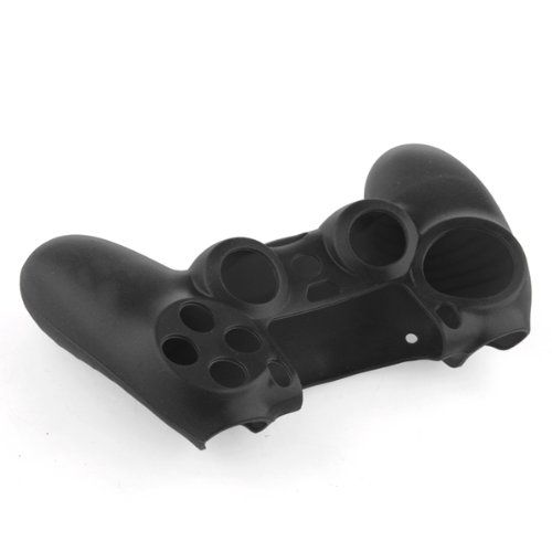 Funda carcasa protector silicona para mando PS4  Negro
