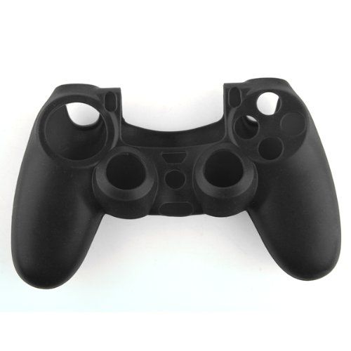 Funda carcasa protector silicona para mando PS4  Negro