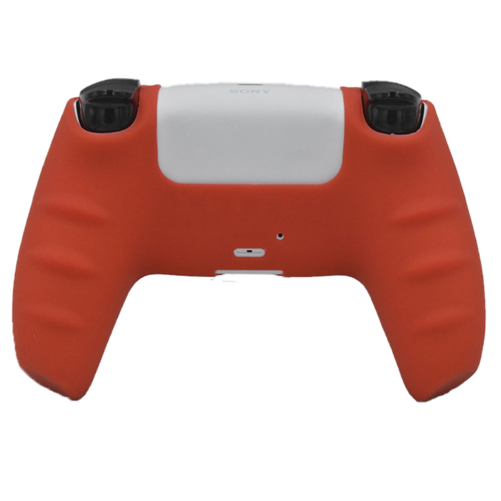 Funda carcasa protector silicona para mando PS5  Rojo