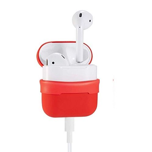 Funda silicona airpods  Rojo