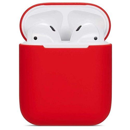 Funda silicona airpods  Rojo