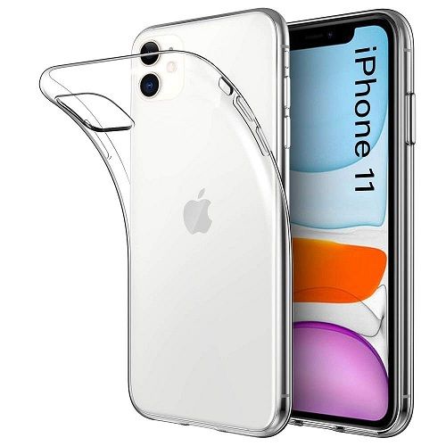 Funda silicona iphone 11 TPU de Alta Resistencia 0.33 mm  Transparente