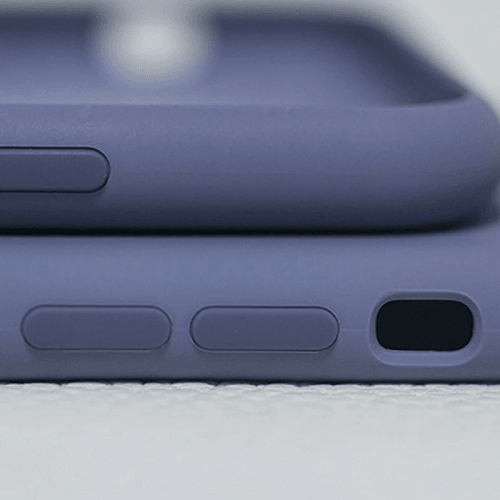 Funda silicona iphone 7/8 textura suave  Azul Cosmos