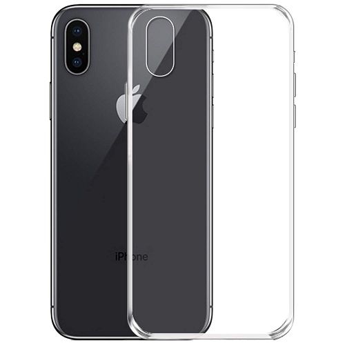 Funda silicona iphone X TPU de Alta Resistencia 0.33 mm  Transparente