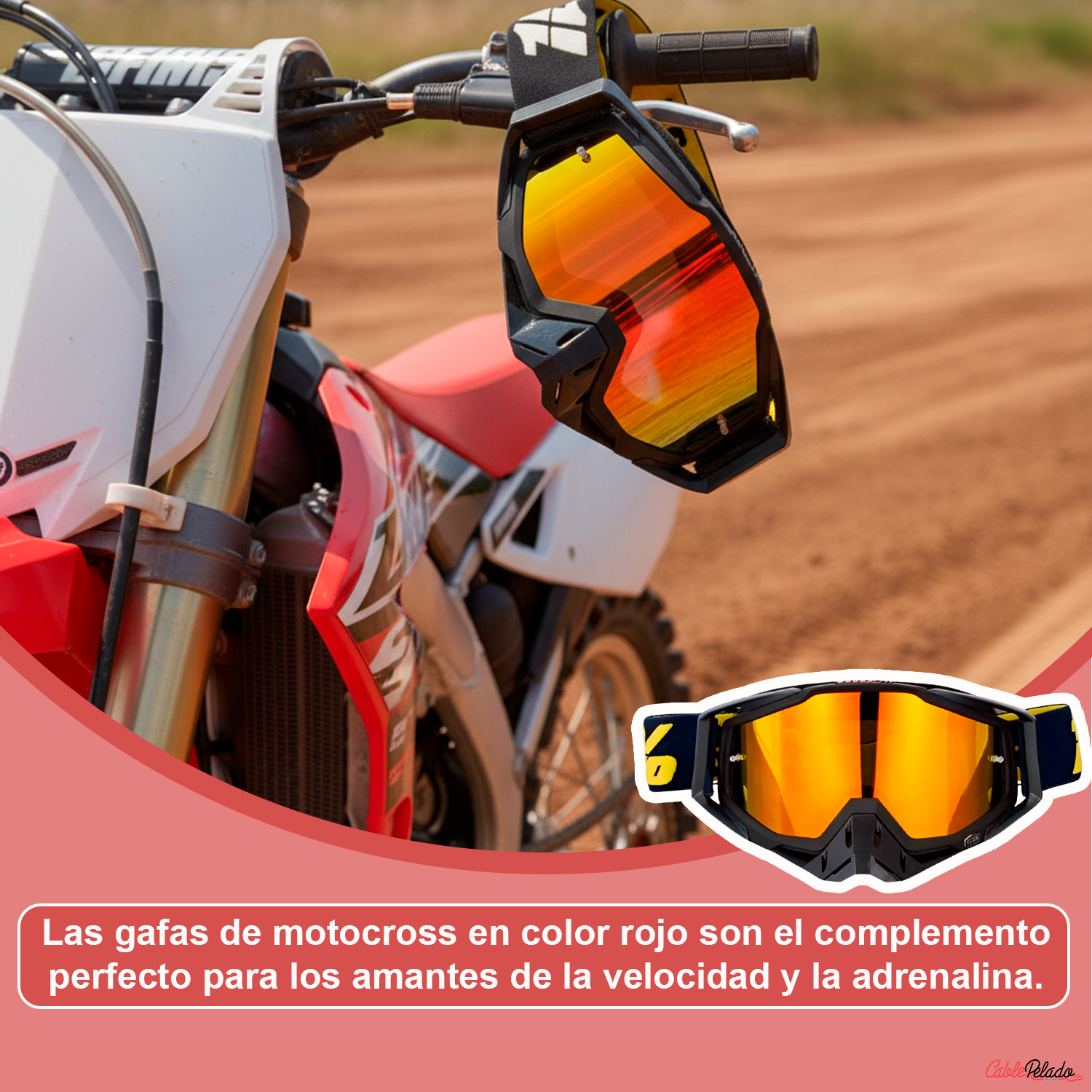 Gafas De Motocross  Negro