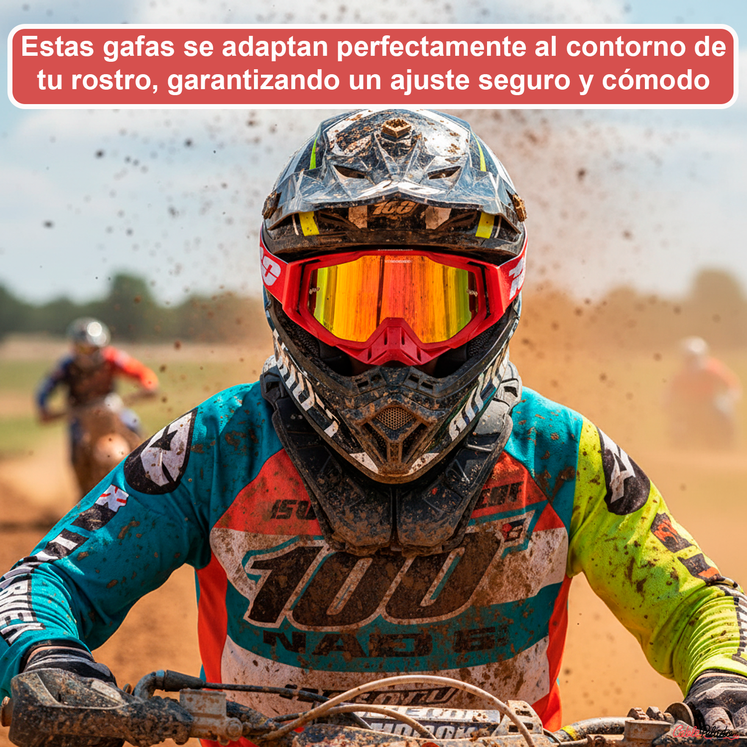 Gafas De Motocross  Rojo