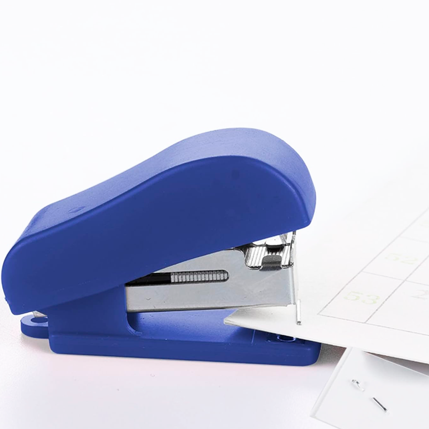 Grapadora mini con 100 grapas  Azul