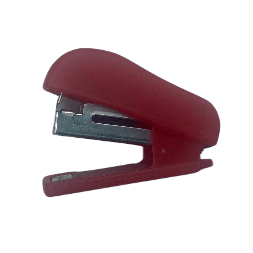 Grapadora mini con 100 grapas  Rojo