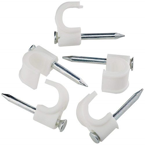 Grapillon de 7 mm para cable redondo (100uds/bolsa)  Blanco