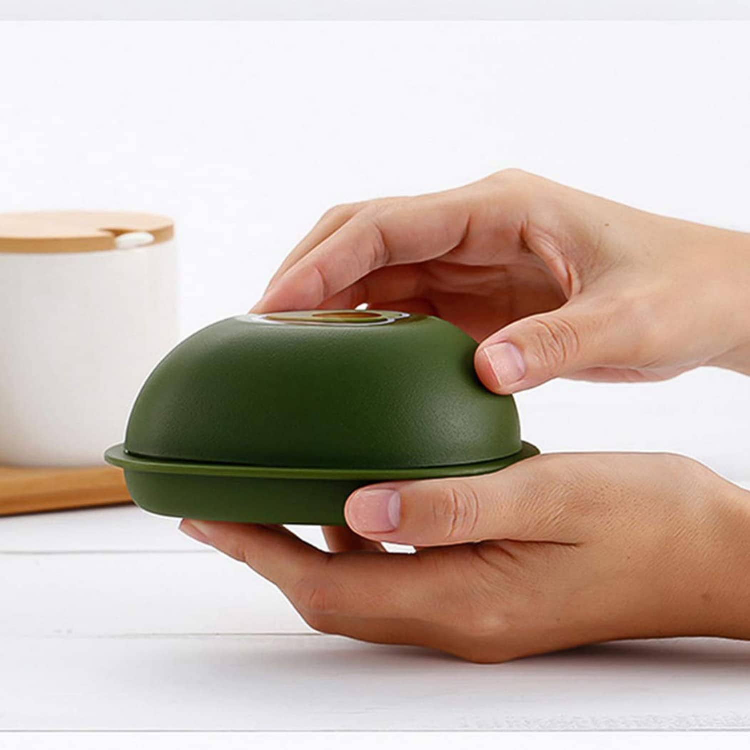 Guarda aguacate de plastico  Verde