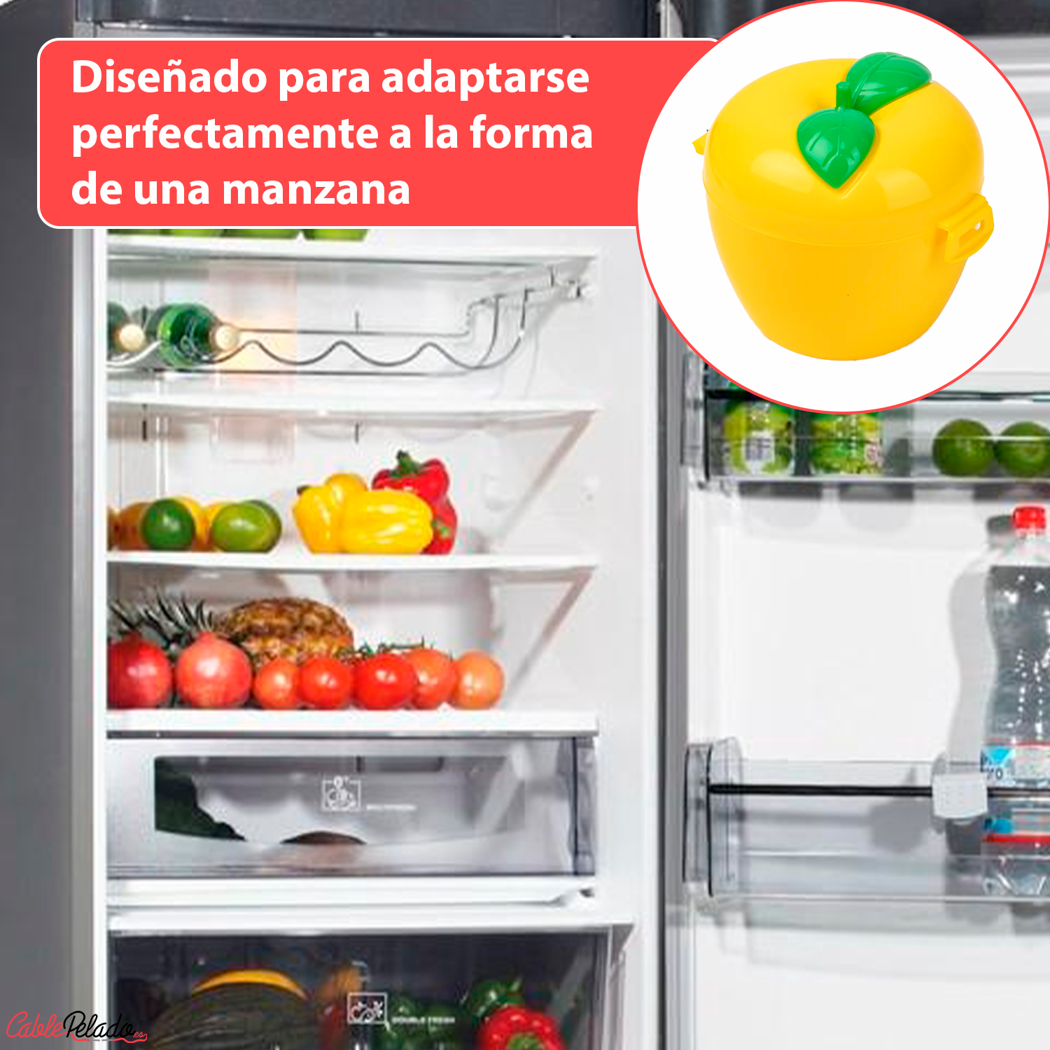 Guarda Manzana De Plastico  Amarillo