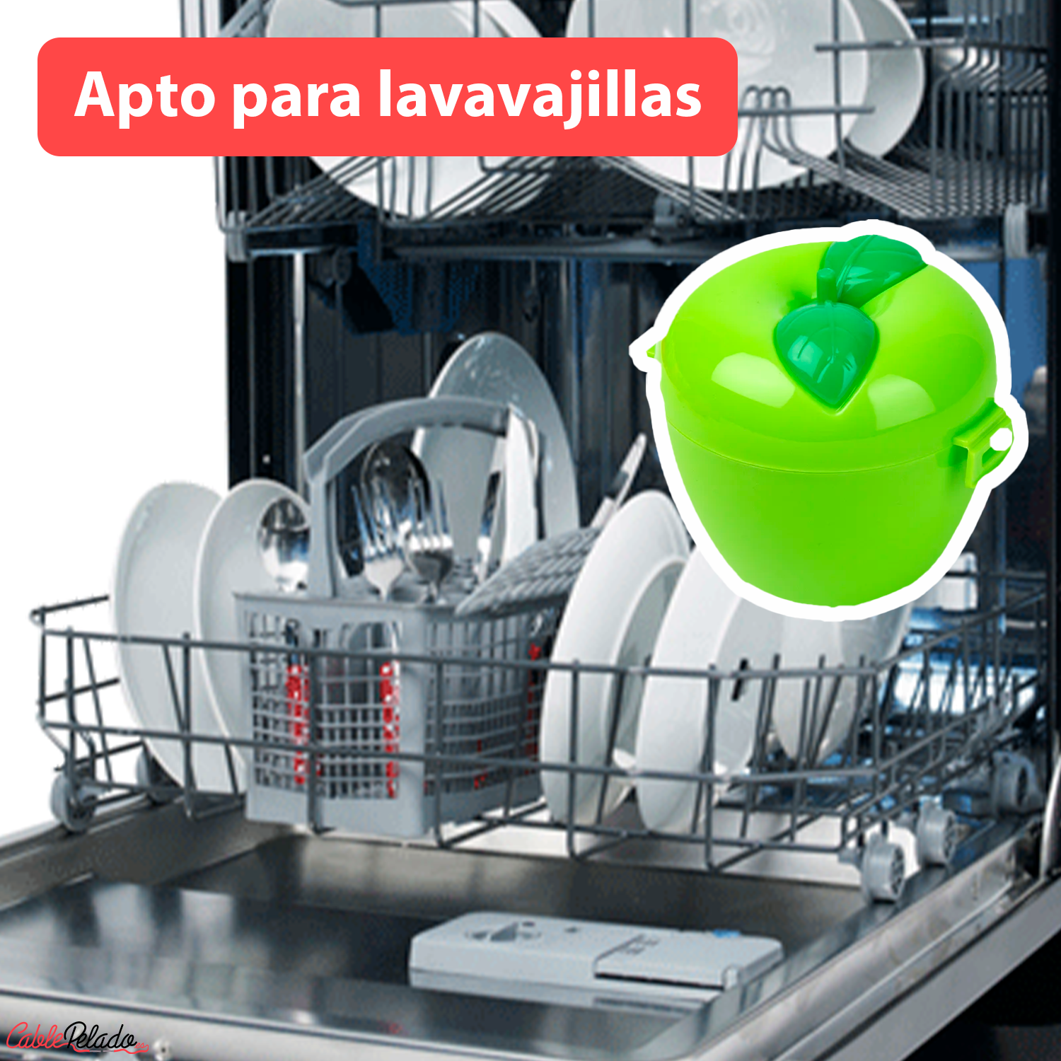 Guarda Manzana De Plastico  Verde