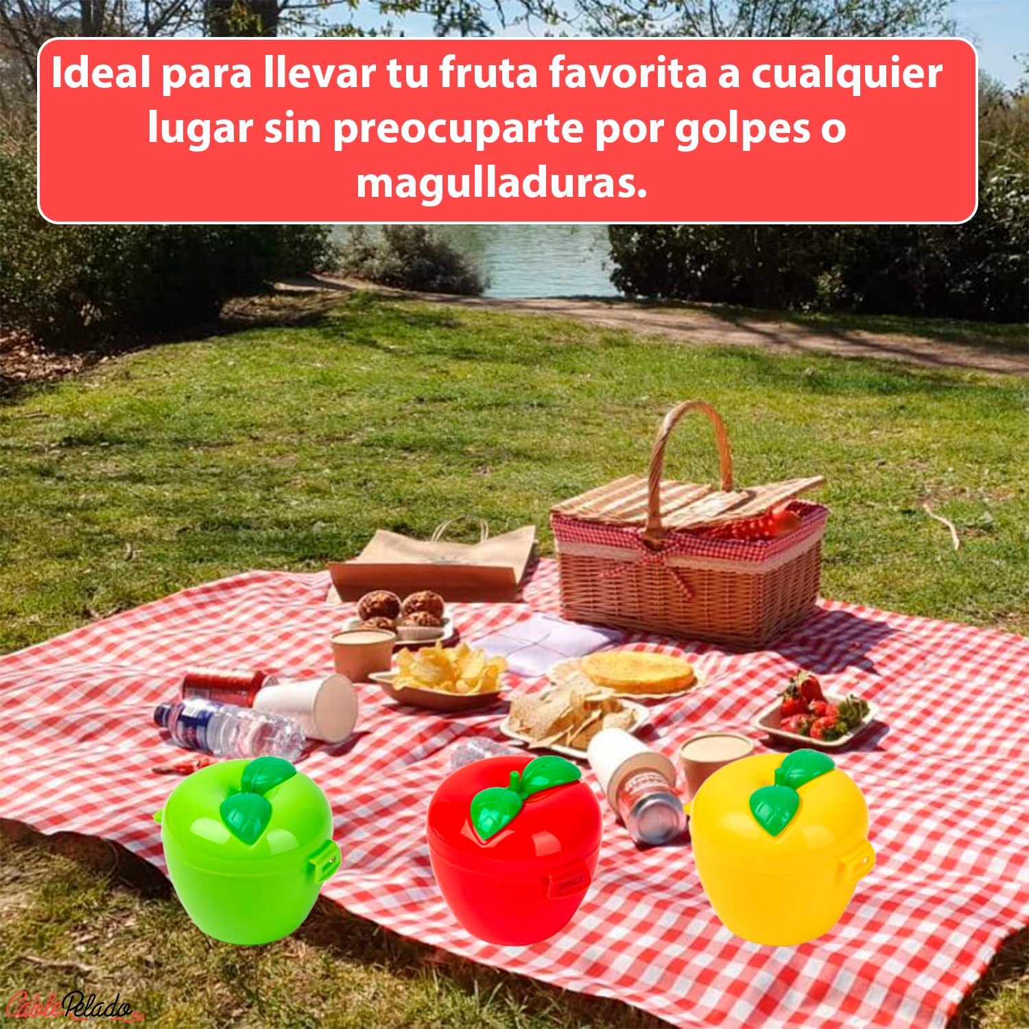 Guarda Manzana De Plastico  Verde