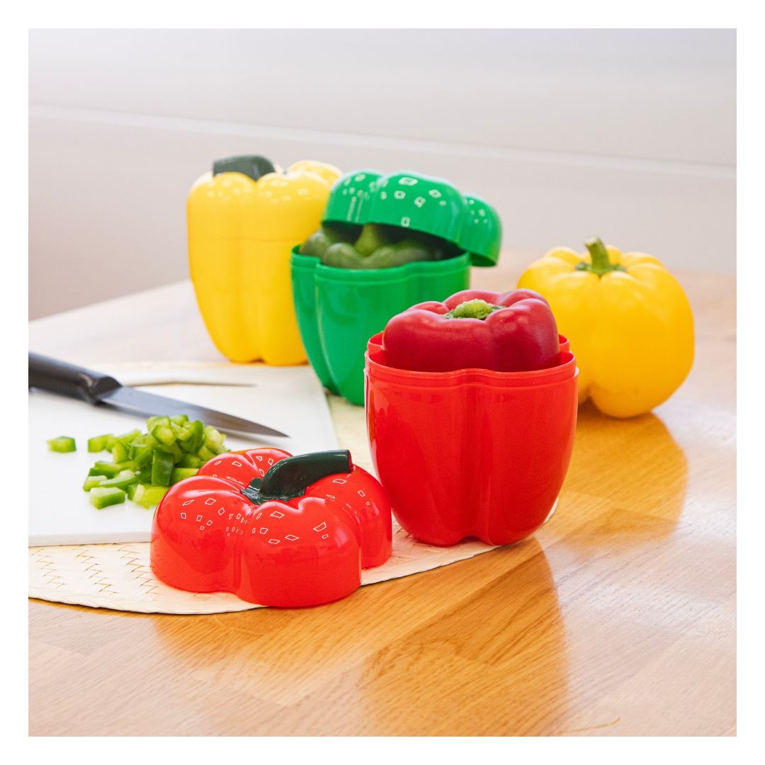 Guarda pimiento rojo de plastico  Rojo