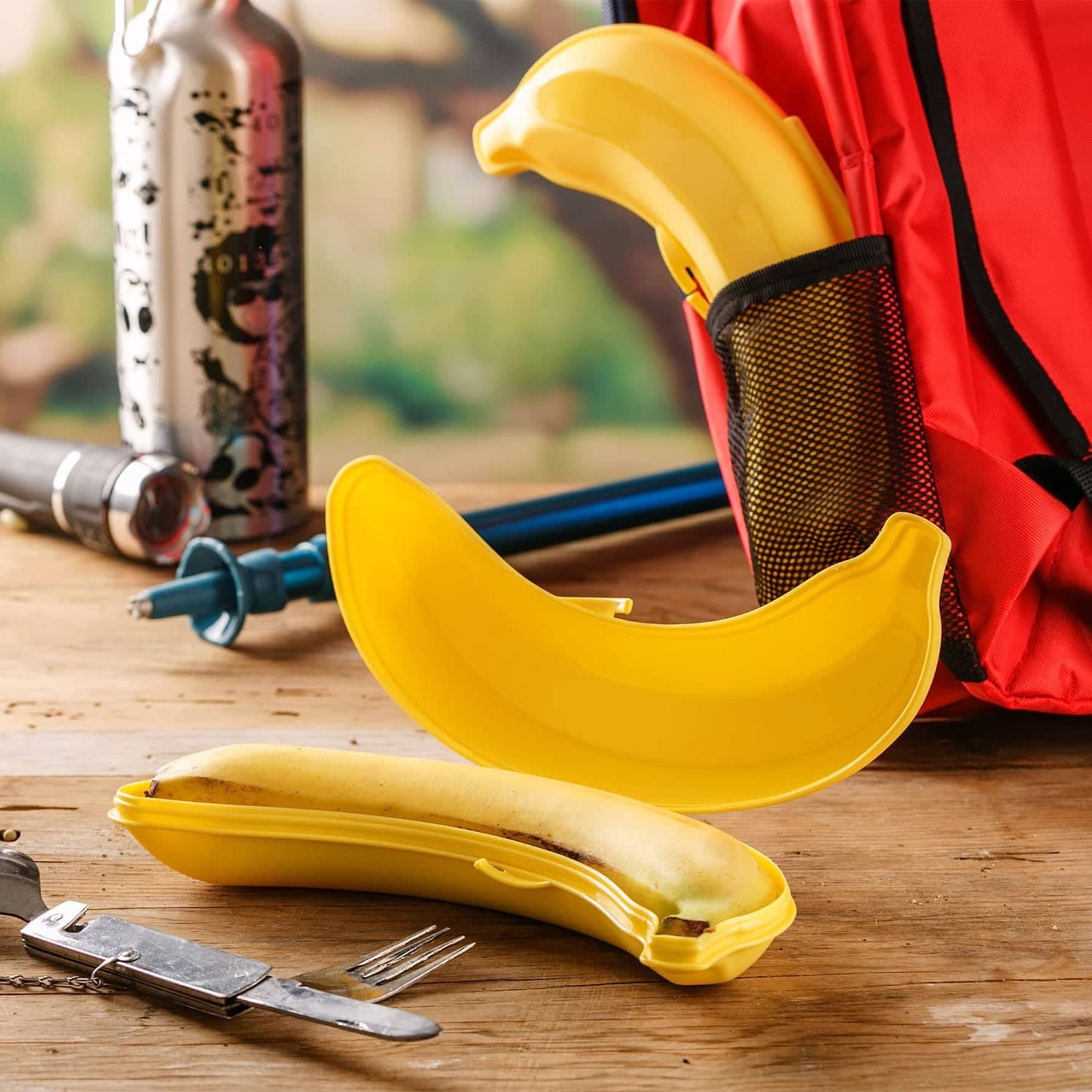 Guarda platano de plastico  Amarillo