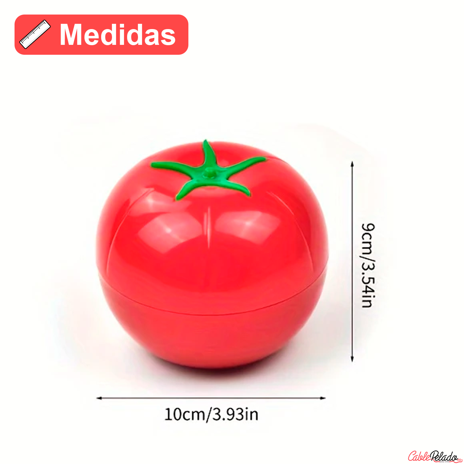 Guarda Tomate De Plastico  Rojo