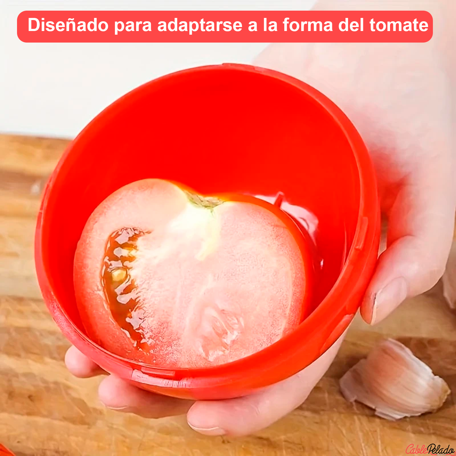 Guarda Tomate De Plastico  Rojo