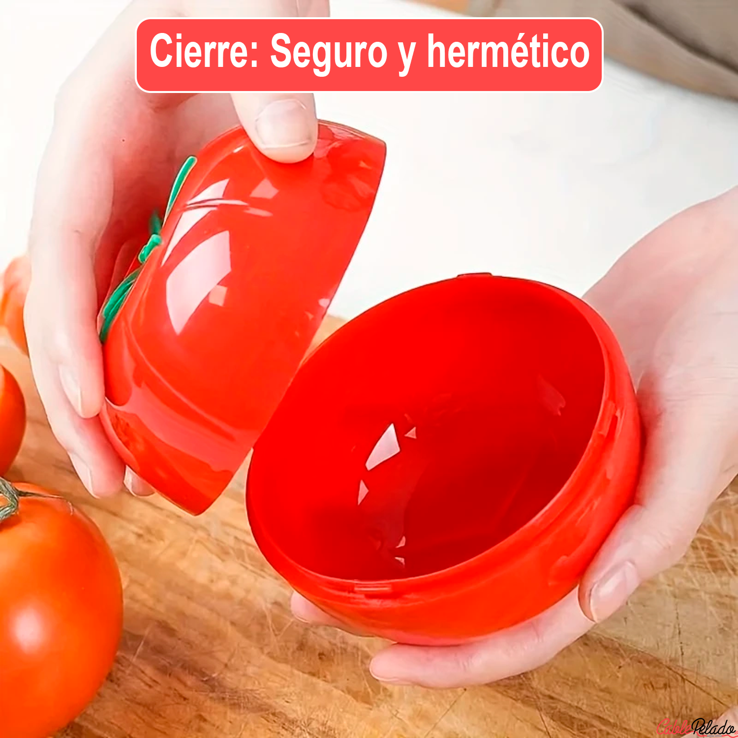 Guarda Tomate De Plastico  Rojo