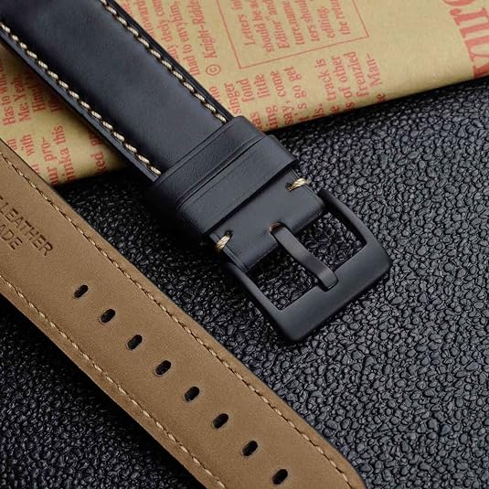 Hebilla reloj Metálica Acero Inoxidable 18 mm Negro