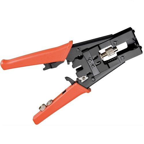 Herramienta crimpadora para F, BNC, IEC y RCA
