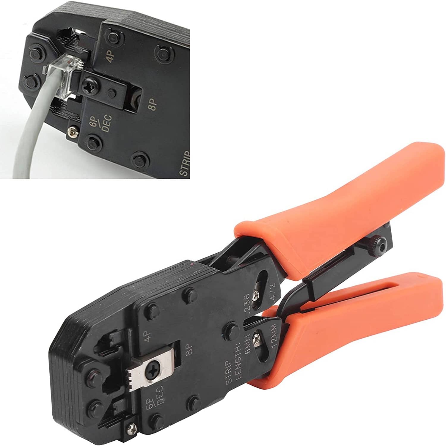 Herramienta crimpadora para RJ10-RJ11-RJ12-RJ45