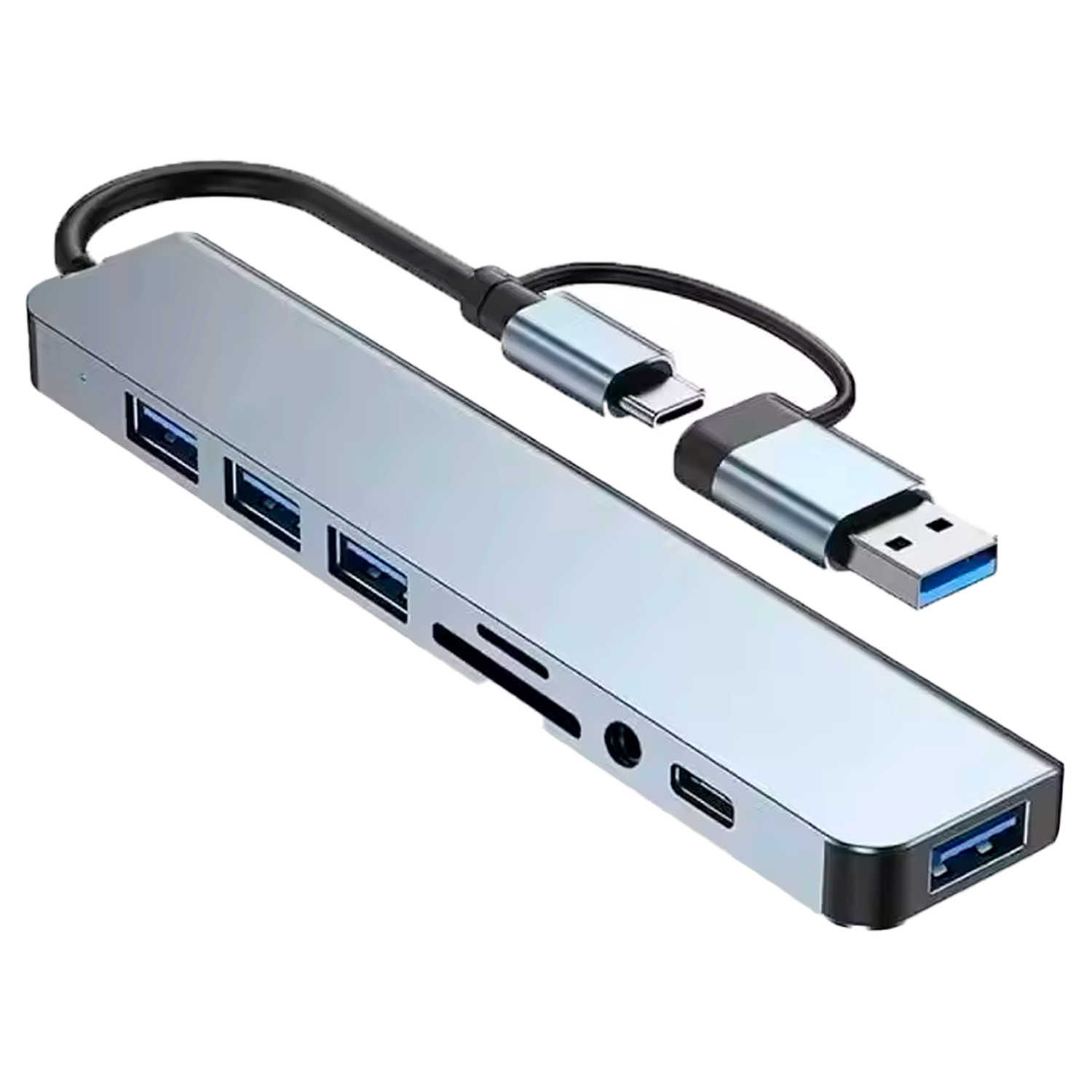 Hub USB 3.0 Multipuerto 8 en 1