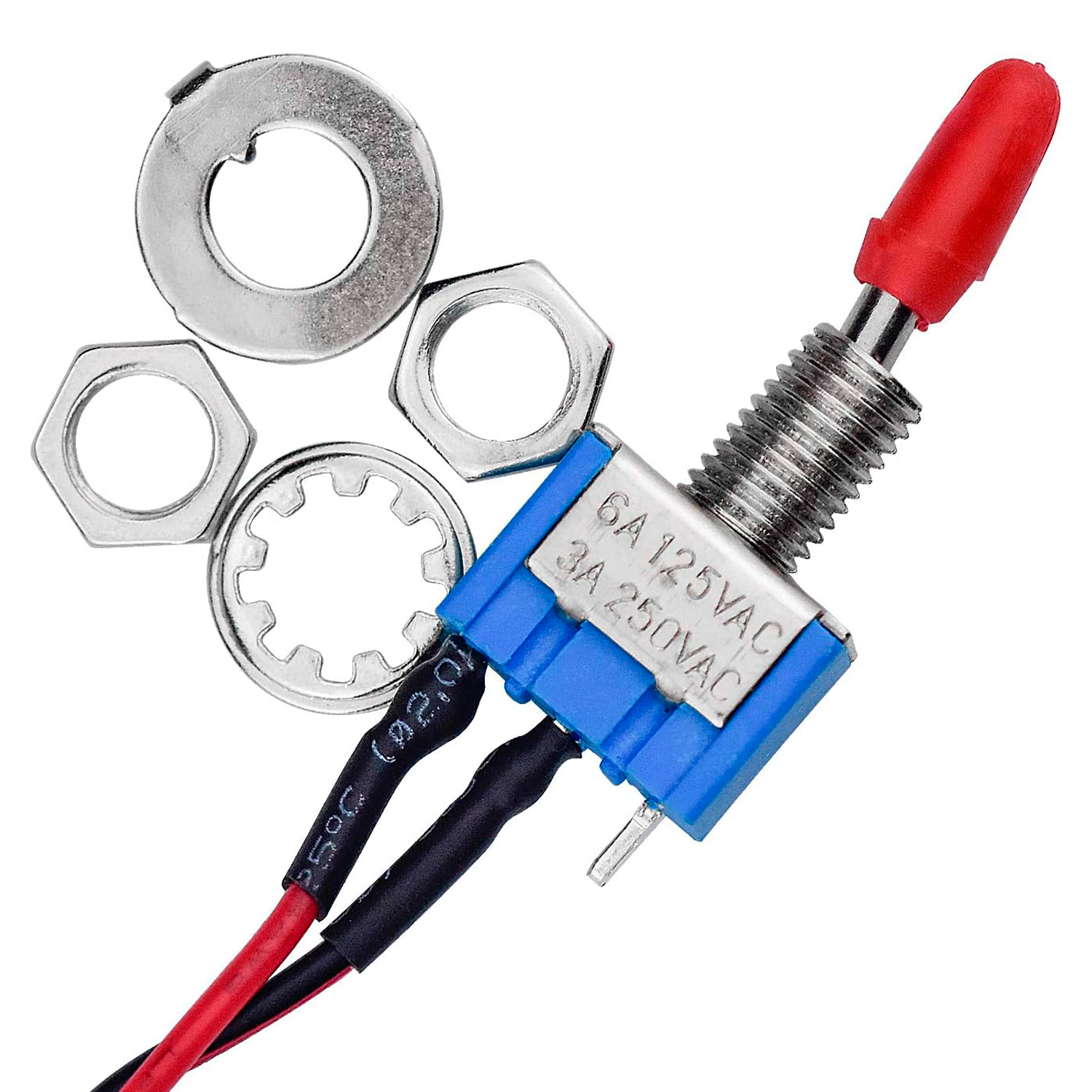 Interruptor 3 pin con palanca on-on  Gris 16 A