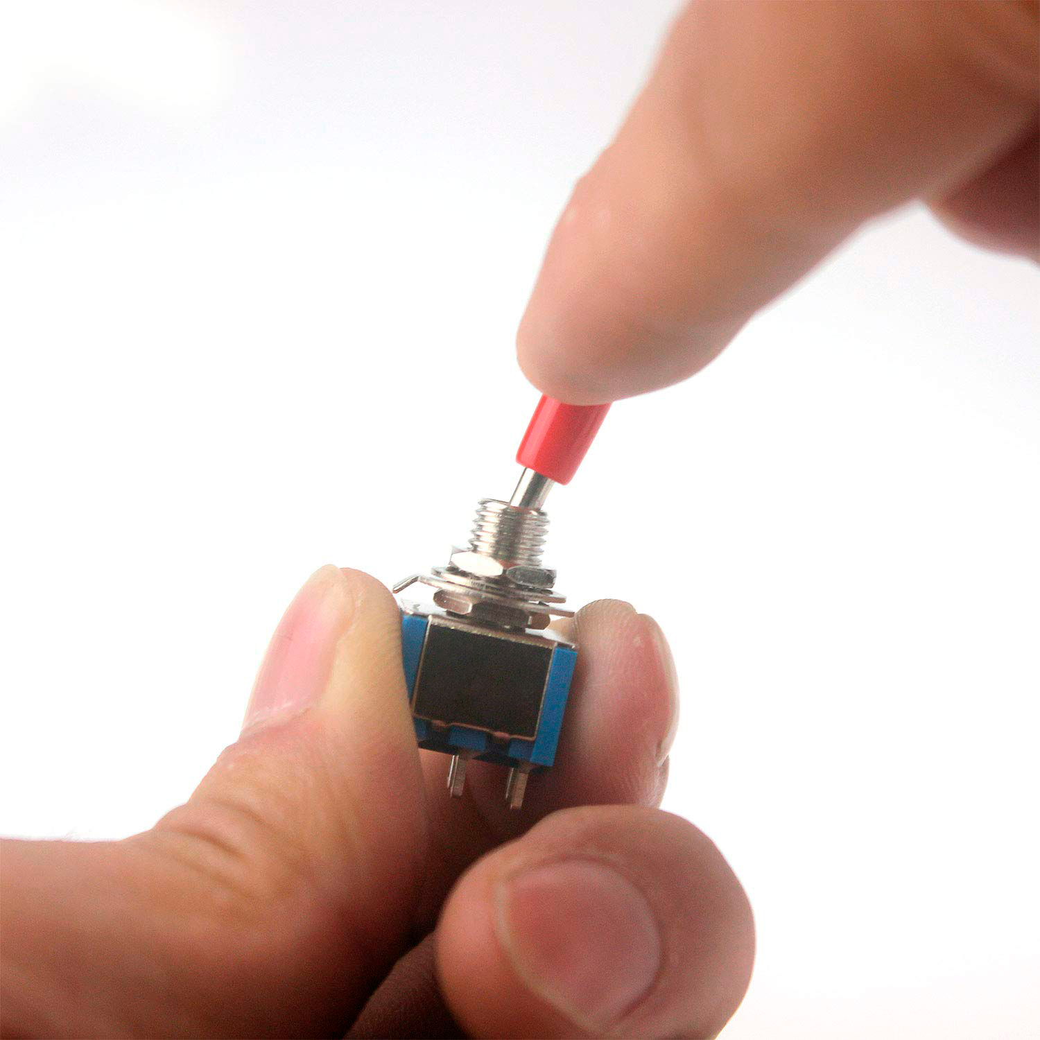 Interruptor 3 pin con palanca on-on  Gris 16 A