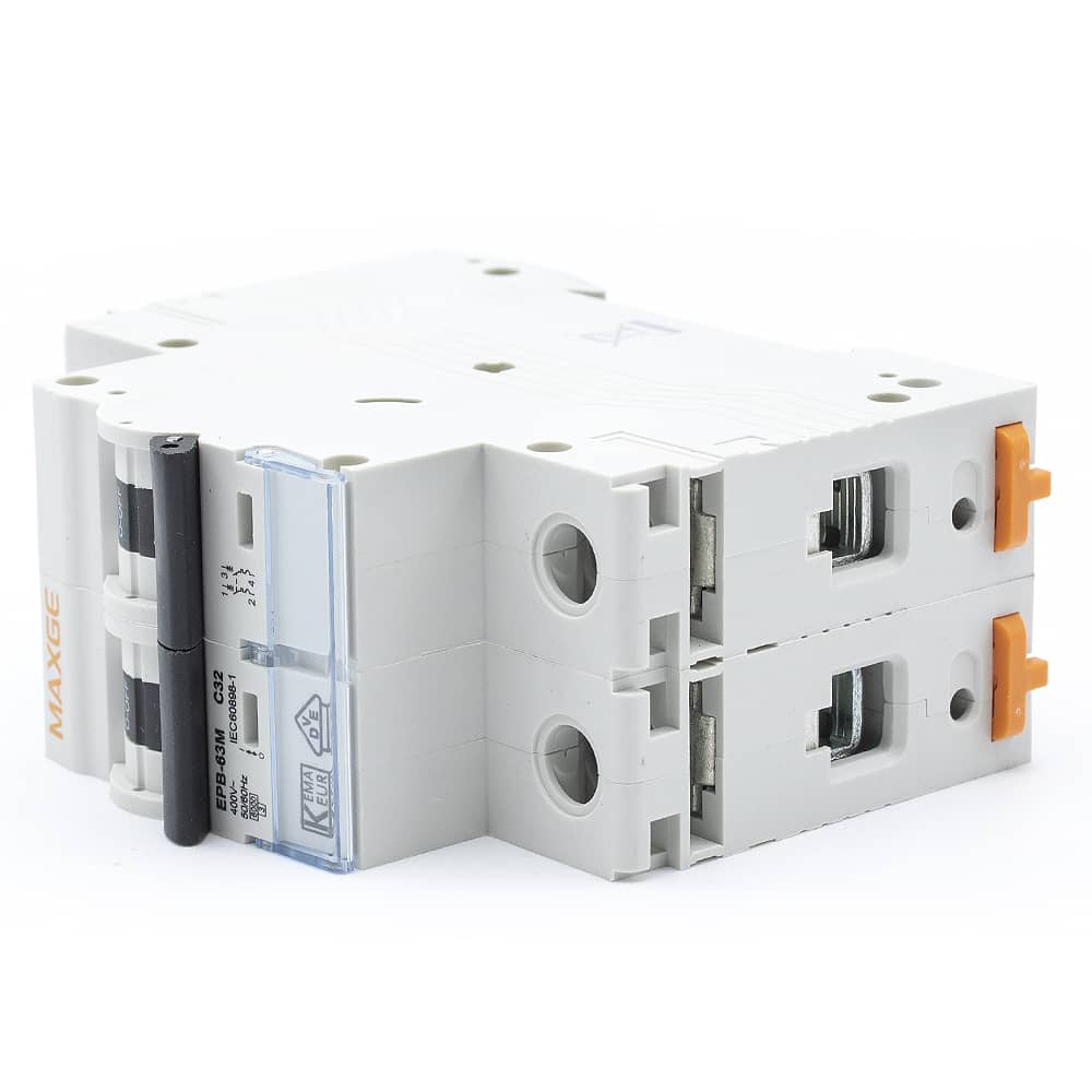 Interruptor automatico industrial 2P-6kA  Blanco 16 A