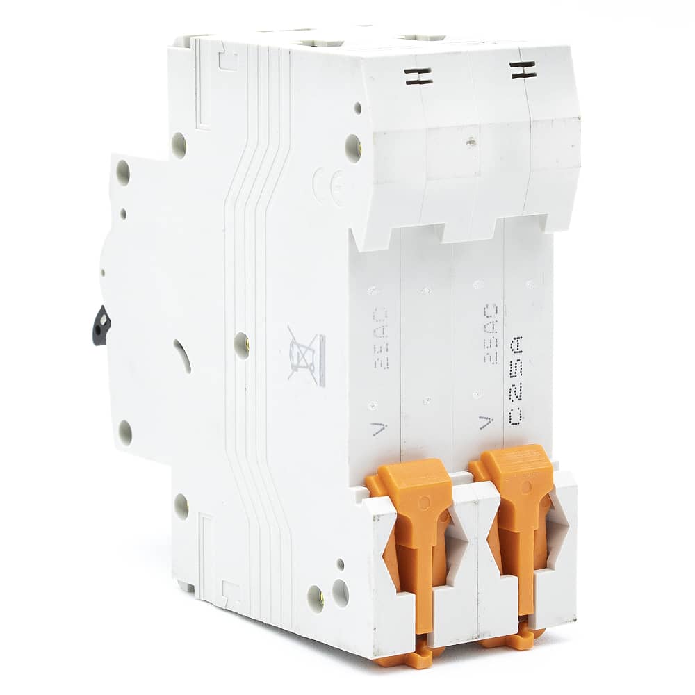 Interruptor automatico industrial 2P-6kA  Blanco 25 A