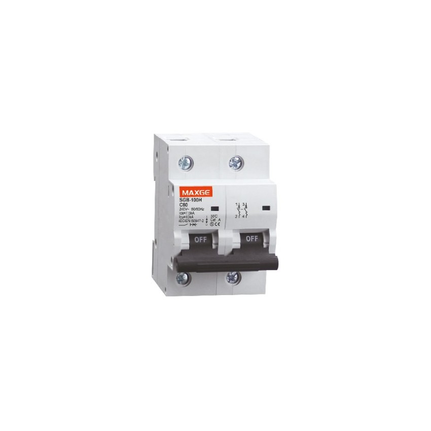 Cablepelado/® Interruptor automatico industrial 1P-6kA 20 A Blanco