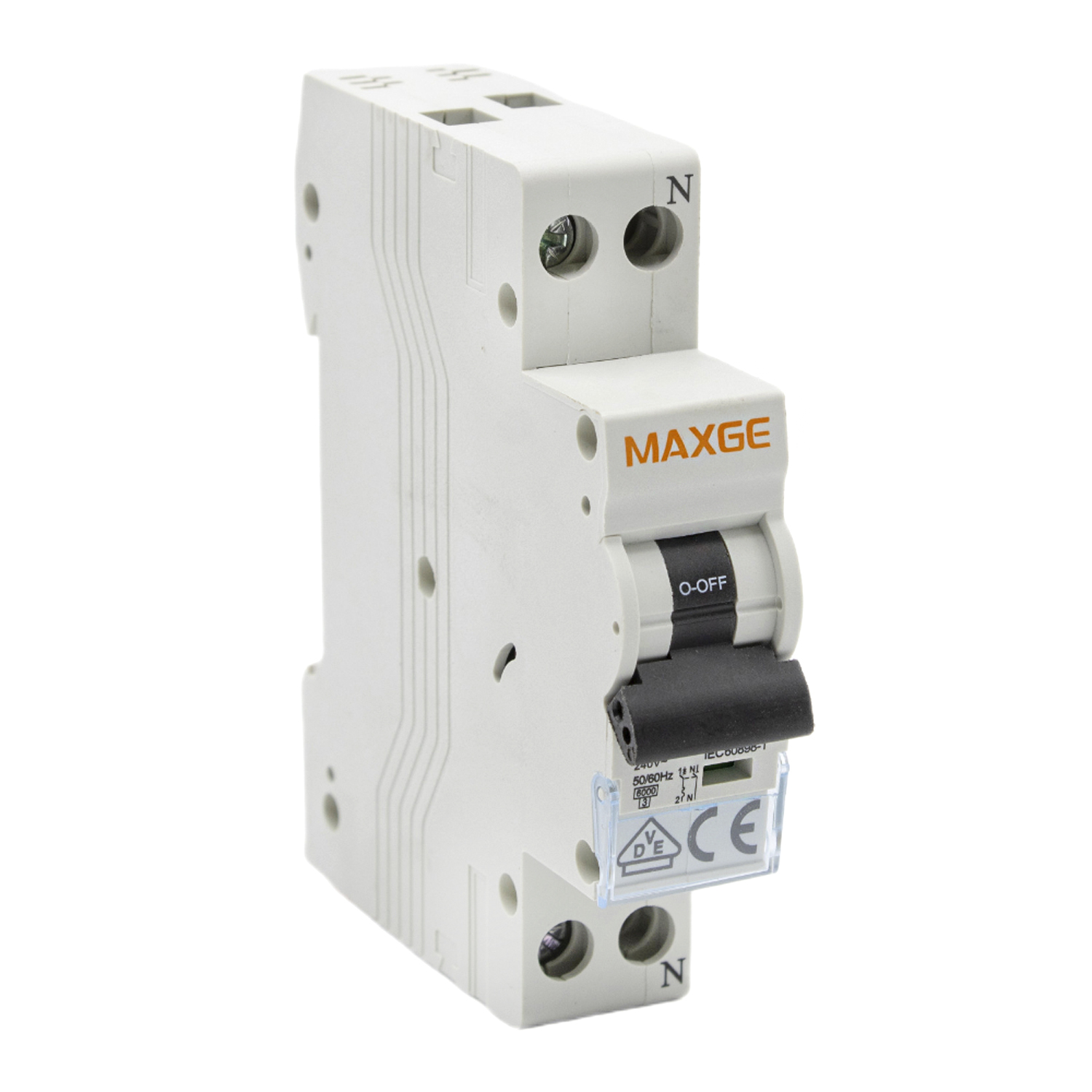 Interruptor Automatico industrial monofasico 1P+N DPN  Blanco 16 A