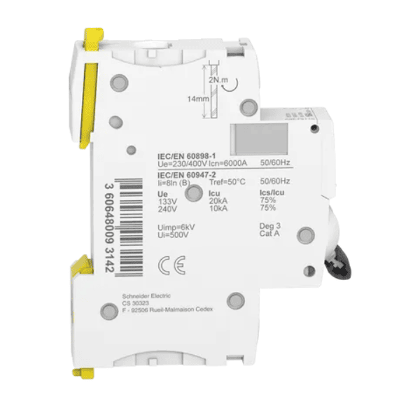 Interruptor automatico magnetotermico iC60N - 1P  Blanco 32 A