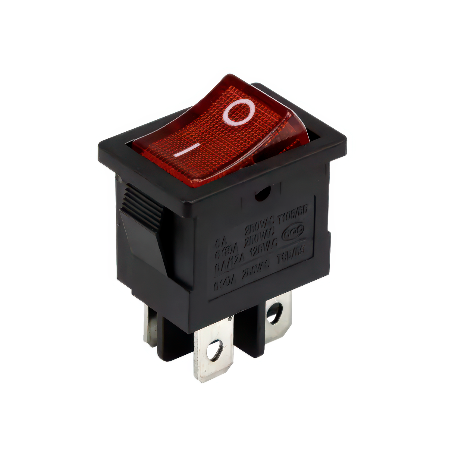 Interruptor basculante ON-OFF  4 vias   6 A